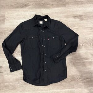 Levi's Men's Black Button Down Shirt